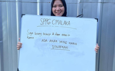 Pekerja SPPG Cimalaka Tunjukkan Rasa Syukur Program MBG Prabowo: Ada Anak yang Harus Dinafkahi
