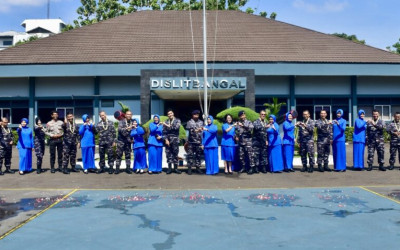 Dislitbangal Gelar Pelaporan dan Tradisi Personel Naik Pangkat