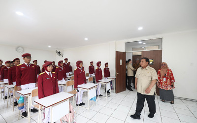 Prabowo Sebut Sekolah Berkualitas akan Jangkau Juga Anak-anak Keluarga Miskin Desil 2 hingga 5