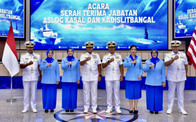 Profil Laksma TNI Mulyatna Resmi Jabat Aslog KSAL yang Baru