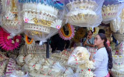 Jelang Hari Raya Galungan di Badung Bali
