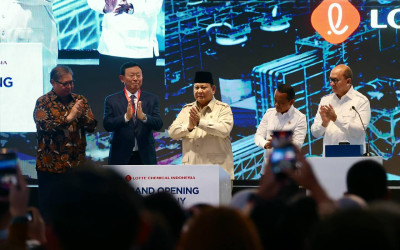 Resmi Beroperasi! Pabrik Lotte di Cilegon Bikin Pekerja Makin Semangat Jalankan Hilirisasi