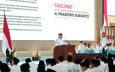 Taklimat Prabowo Subianto untuk Kader Partai Gerindra: Akan Bersikap Tegas Terhadap Penyimpangan Kekuasaan!