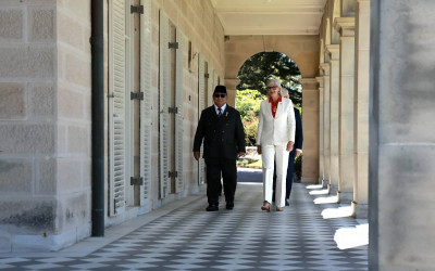 Presiden Prabowo Disambut Gubernur Jenderal Australia
