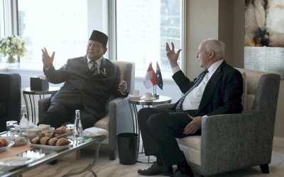 Presiden Prabowo Terima Kunjungan Paul Keating