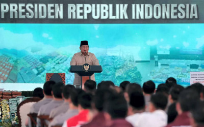 Pidato Presiden Prabowo dalam Giat Pemusnahan Narkotika: Aparat Harus Saling Bekerja Sama!