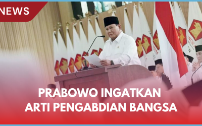 Prabowo Ingatkan Arti Pengabdian Bangsa