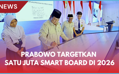 Prabowo Targetkan Satu Juta Smart Board Di 2026