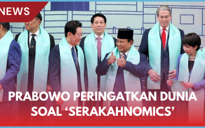 Prabowo Peringatkan Dunia Soal ‘Serakahnomics’