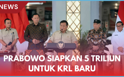 Prabowo Siapkan Dana 5 Triliun untuk 30 KRL Baru
