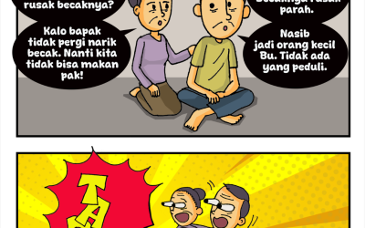 Komik Pak Broo : Becak Baru, Semangat Baru