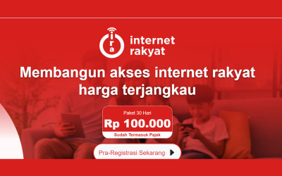 Internet Rakyat Resmi Hadir! Siap-Siap Rumah Kamu Dapat Internet Kencang Harga Pelajar