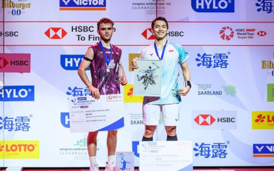 Jonatan Christie Juara Hylo Open 2025, Putri KW dan Sabar/Reza Runner-up