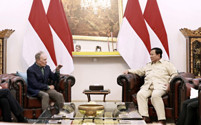 Presiden Prabowo Jamu Makan Siang Bloomberg