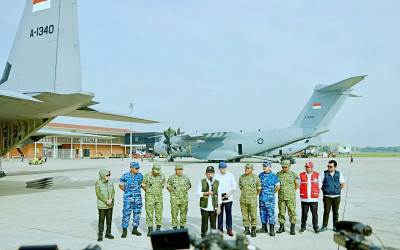 Presiden Intruksikan Gerak Nasional Tanggap Bencana, A400 dan Hercules Mobilisasi Bantuan Darurat di 3 Provinsi Terdampak