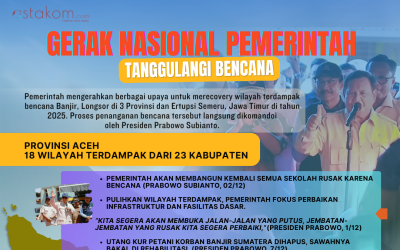 INFOGRAFIS: Cek Penanganan Bencana Banjir Sumatera dan Erupsi Semeru oleh Pemerintah Pusat disini!