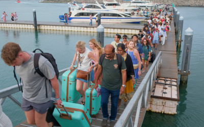 Peningkatan Wisatawan di Pelabuhan Sanur Bali