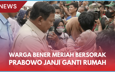 Prabowo Janji Ganti Rumah Terdampak, Warga Bener Meriah Aceh Bersorak