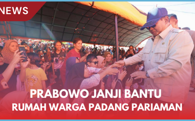 Prabowo Pastikan Bantuan Rumah Rusak Disambut Sorakan Warga Padang Pariaman