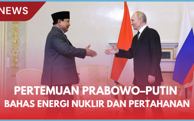 Pertemuan Prabowo-Putin Bahas Energi Nuklir dan Pertahanan