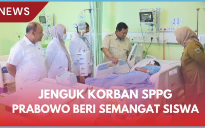 Jenguk Korban SPPG, Prabowo Beri Semangat Siswa
