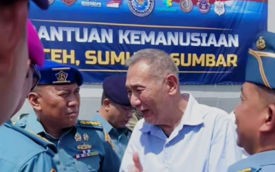 Babah Alun dan Pengusaha Tarik CSR Setahun untuk Bantu Korban Bencana