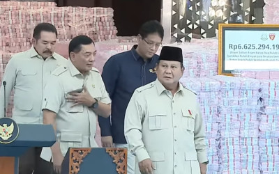 Kejagung Setor Rp 6,6 T Hasil Rampasan, Prabowo: Lawan Perampok Kekayaan Negara!