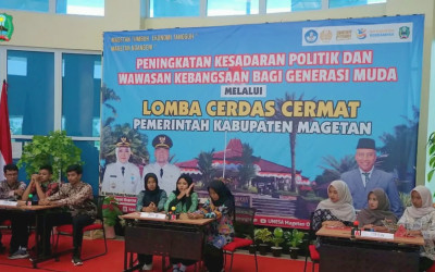 Pelajar Magetan Perkuat Kesadaran Politik Lewat Lomba Cerdas Cermat Wawasan Kebangsaan