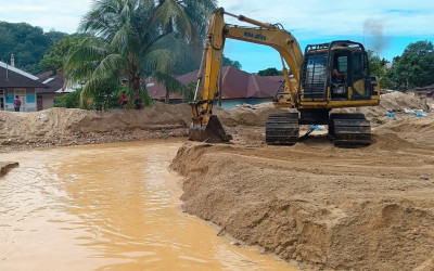 Cegah Banjir Datang Lagi, Pemerintah Normalisasi Dua Sungai di Sumut