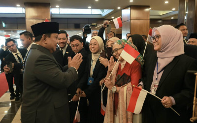 Antusiasme Diaspora Menyambut Kedatangan Presiden Prabowo di Pakistan
