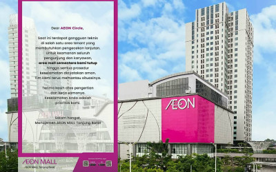 Update Kebakaran AEON Mall Tanjung Barat: Situasi Sudah Aman, Mall Ditutup Sementara