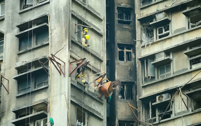 Pemerintah Kota Hong Kong Setop Sejumlah Proyek Kontraktor Imbas Kebakaran Apartemen
