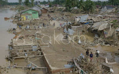 Ratusan Rumah Hancur Akibat Banjir Bandang di Aceh Tamiang