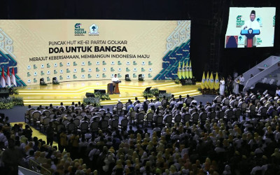 Presiden Prabowo Hadiri HUT ke-61 Partai Golkar