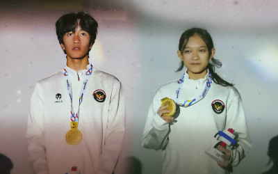 Alma dan Ardana Sumbang Emas Cabor Panjat Tebing SEA Games 2025