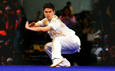 Edgar Xavier Marvelo Raih Medali Emas ke-32 di SEA Games 2025 dari Cabor Wushu