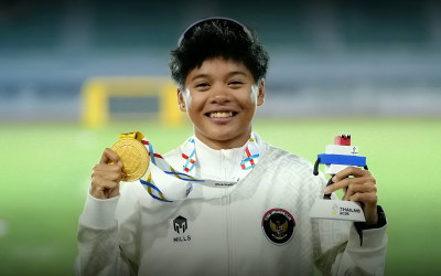 Dina Aulia Raih Emas Lari Gawang SEA Games 2025, Target Tembus Olimpiade 2028
