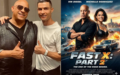 Penggemar Heboh! Foto Vin Diesel Bersama Cristiano Ronaldo Picu Spekulasi Fast &amp; Furious 11