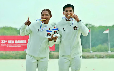 Atlet Dayung Subhi/Stevani Sumbang Emas ke-8 untuk Indonesia di SEA Games 2025