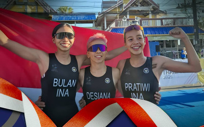 Trio Atlet Triathlon Sumbang Koleksi Emas Indonesia ke-73 di SEA Games 2025