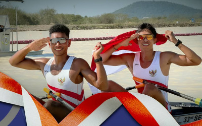 Duet Rendi–Memo Sumbang Emas ke-63 Cabor Dayung SEA Games 2025