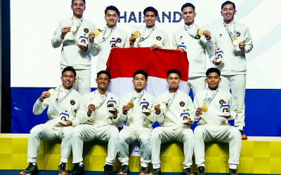 Sabet 5 Medali Emas di Hari Pertama, Indonesia Urutan Kedua Klasemen SEA Games 2025