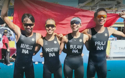 SEA Games 2025: Tim Triathlon Indonesia Tambah Emas ke-76, Target 80 Emas Semakin Dekat