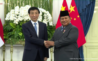Presiden Prabowo Bertemu Ketua MPR China Di Istana, Apa yang Dibahas?