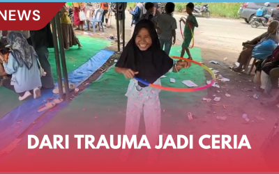 Trauma Healing TNI di Aceh: Dari Murung Jadi Ceria
