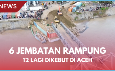 Gerak Cepat! 6 Jembatan Rampung, 12 Lagi Dikebut di Aceh