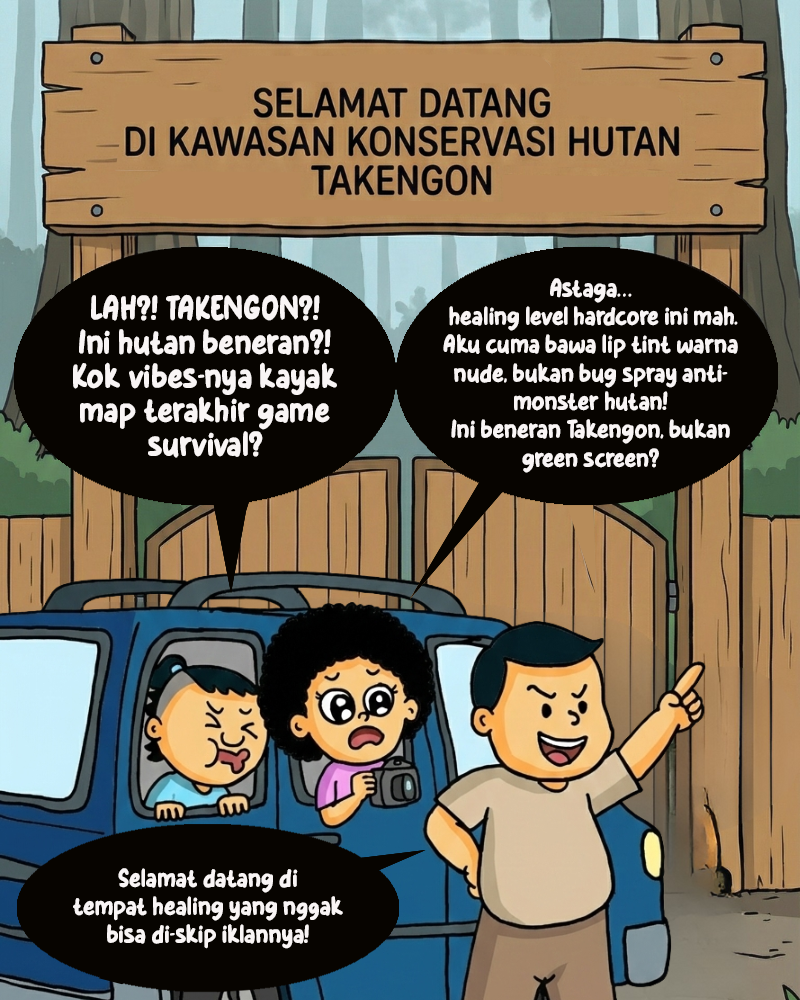 Komik Genzi Nori dan Pa Bro ke Hutan Takengon (Suray/Astakom)