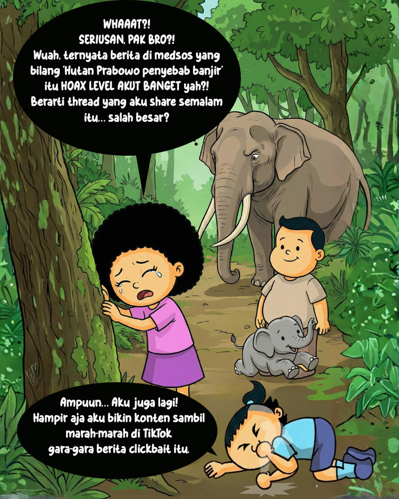 Komik Genzi Nori dan Pa Bro ke Hutan Takengon (Suray/Astakom)