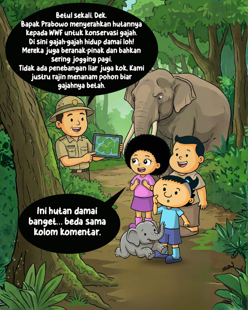 Komik Genzi Nori dan Pa Bro ke Hutan Takengon (Suray/Astakom)