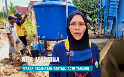 Sistem Air sudah Beroperasi, Warga Aceh Tamiang Bisa Tahun Baruan dengan Air Bersih